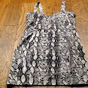 H&M Snakeskin Print Dress